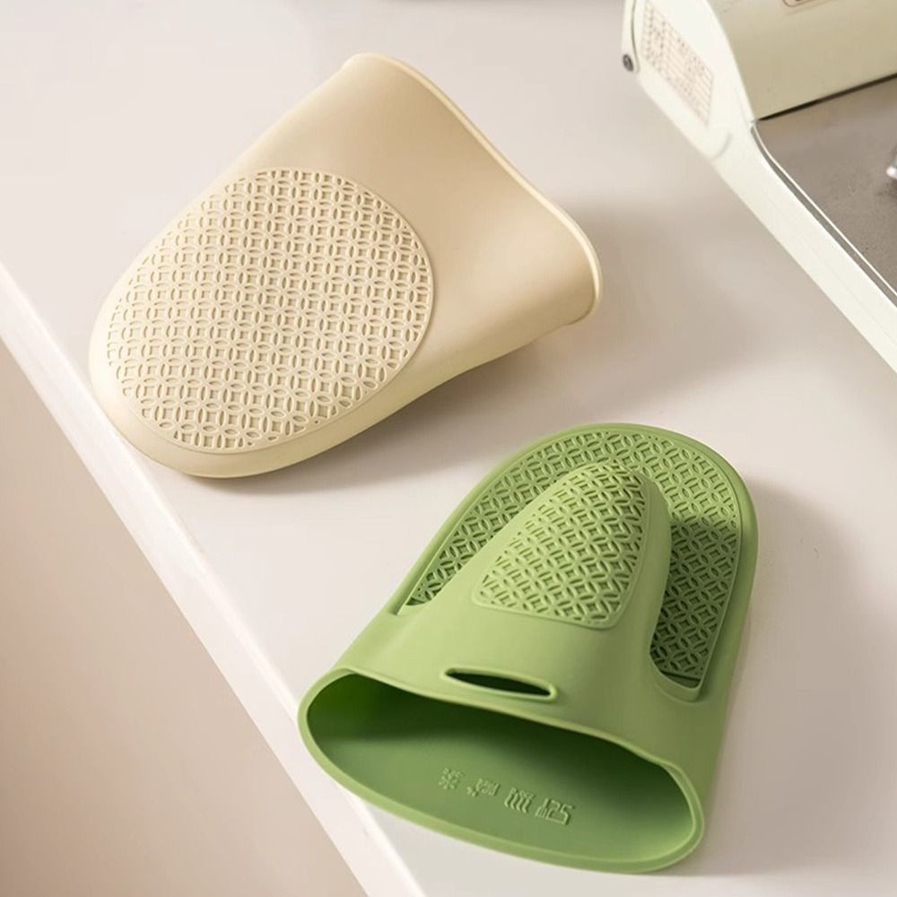 Oven Mitt Silicone - 1pc 내열성 실리콘 오븐 장갑 두꺼운