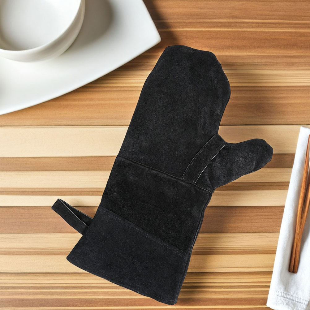 Heat Resistant Glove - 3Pcs 검정색 내열성 오븐 장갑 그릴