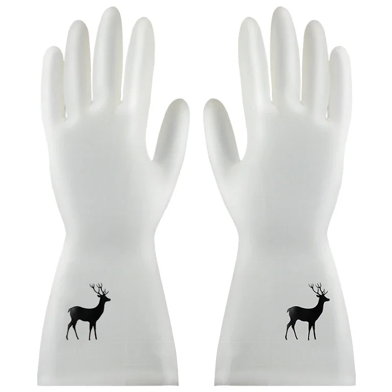 Dish Glove Rubber - 방수 고무 라텍스 접시 세척 장갑,