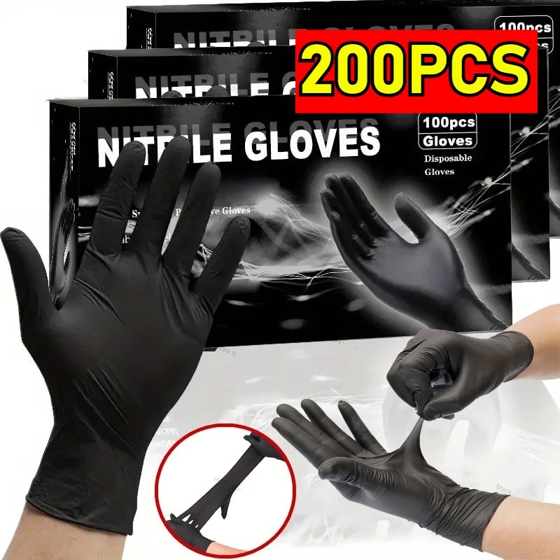 Nitrile Mechanic Glove - 일회용 니트릴 방수 장갑 접시 세척