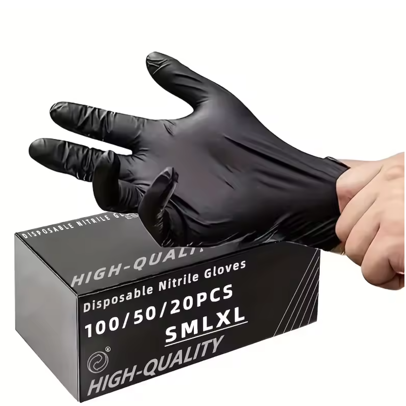 Nitrile Mechanic Glove - 100/50/20개입 니트릴 장갑 두꺼운 일회용 장갑