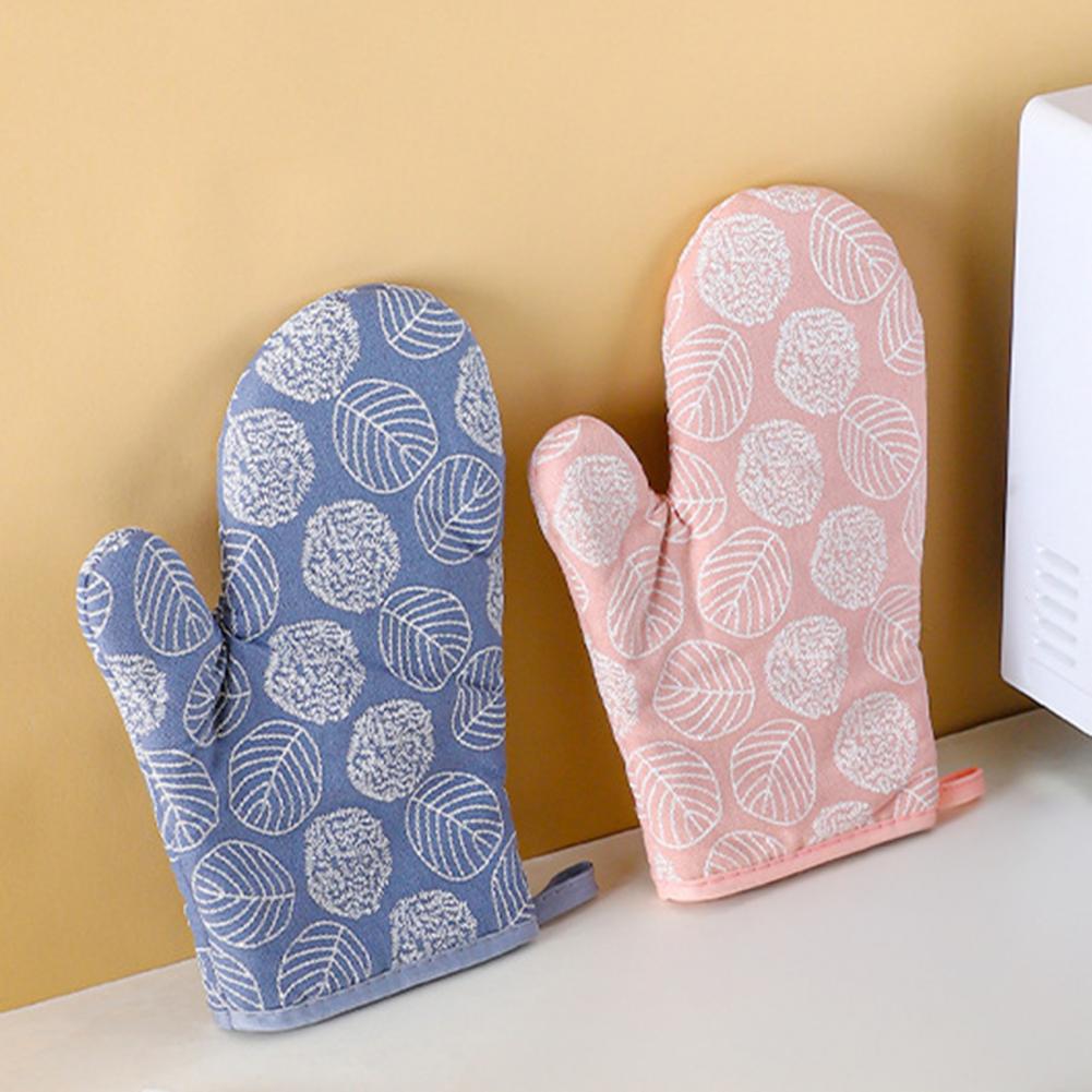 Oven Mitt Silicone - 2개입 내열 오븐 장갑, 미끄럼 방지