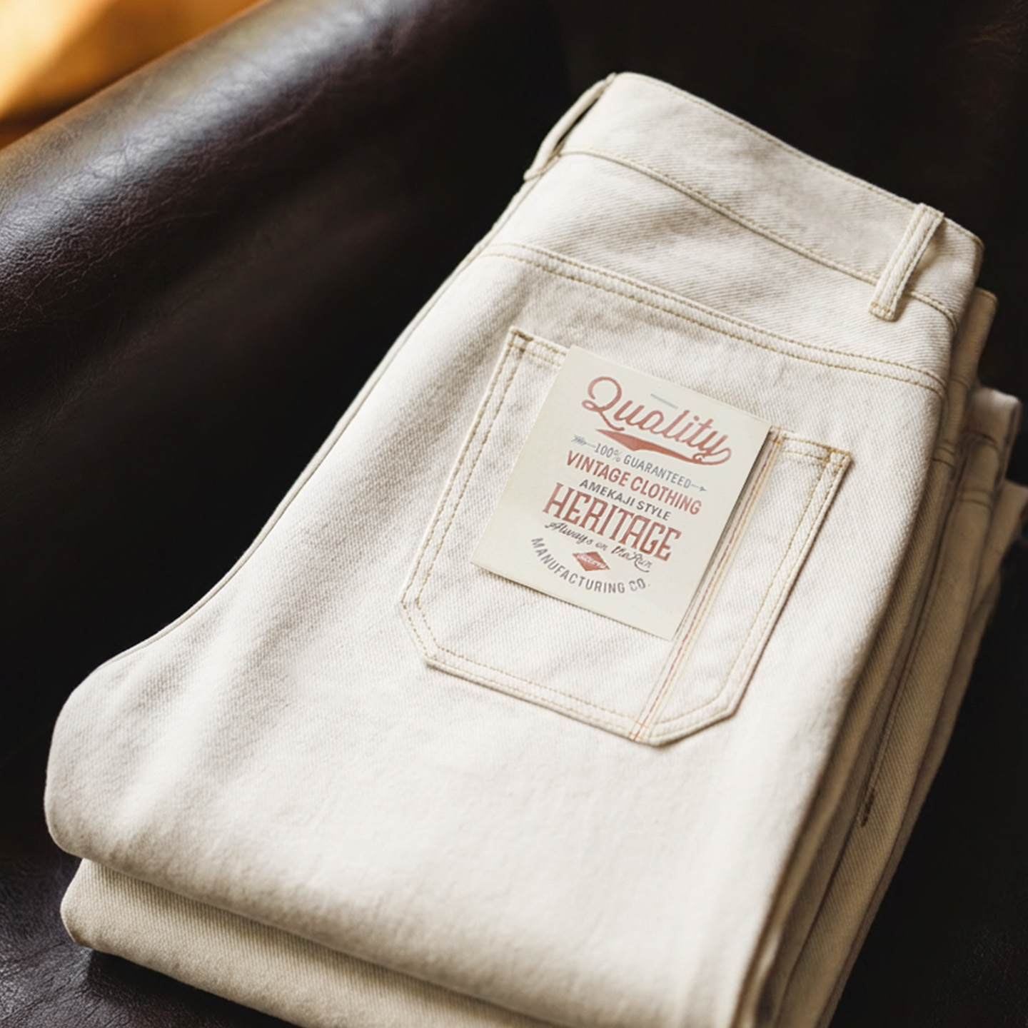 Levis Jeans 501 - 마덴 남성 빈티지 화이트 헤비웨이트 워싱