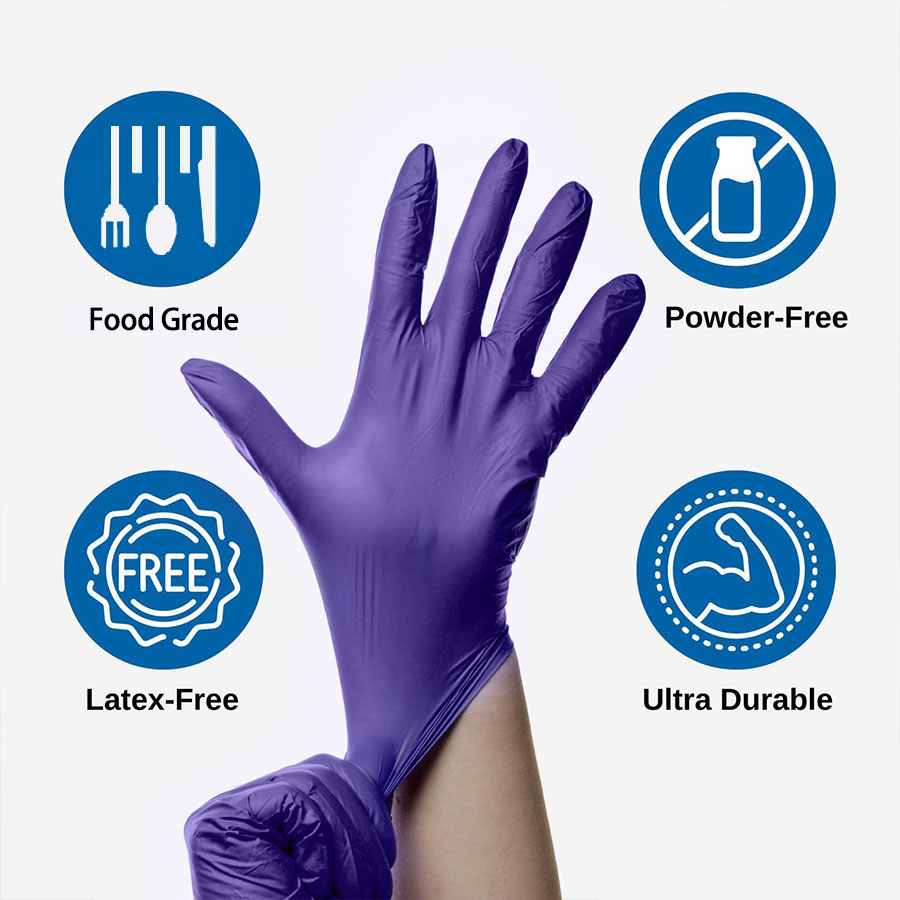 200개입 일회용 니트릴 장갑 5밀 파우더 프리 라텍스 - Exam Glove Nitrile 리뷰 및 가격