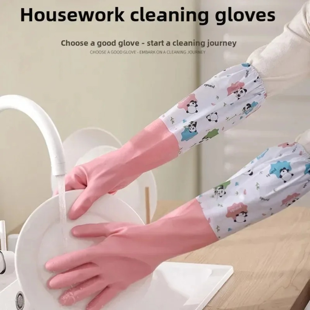 여성용 방수 고무 주방 장갑, 설거지, 청소, 세탁에  - Dish Glove Rubber 리뷰 및 가격