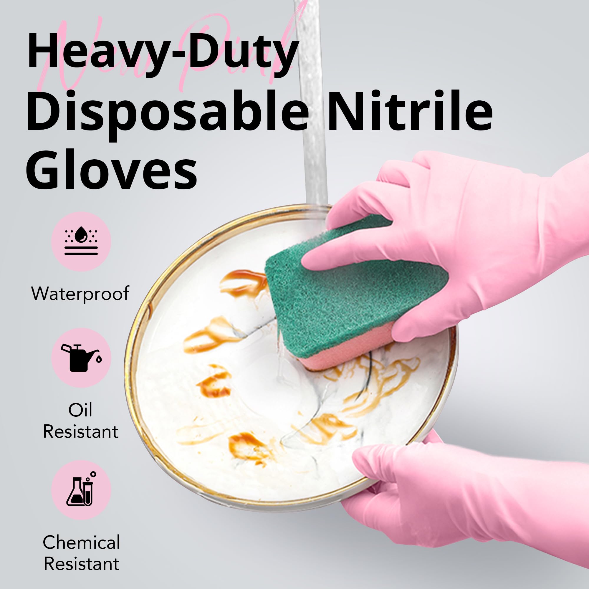 일회용 니트릴 청소 장갑 라텍스 프리 두꺼운 확장 커프 - Exam Glove Nitrile 리뷰 및 가격