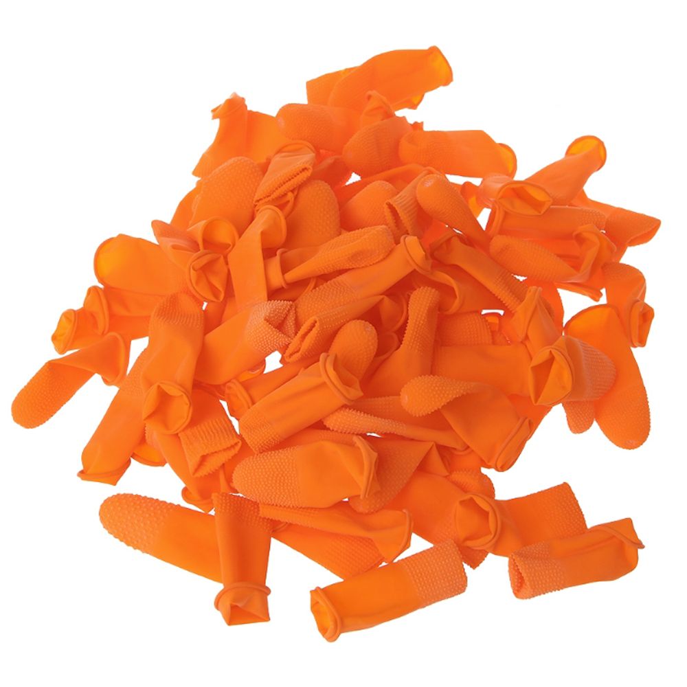 100PCS 청소 액세서리 천연 라텍스 손가락 끝 보호 - Rubber Glove Cleaning 리뷰 및 가격