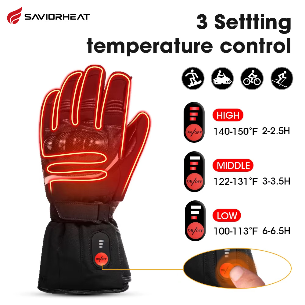 구세주 열 100% 방수 오토바이 장갑 가열 Guant - Heat Resistant Glove 리뷰 및 가격