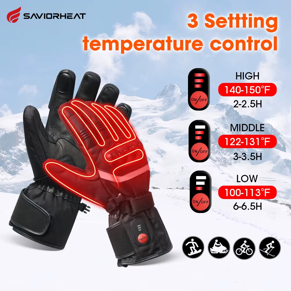구세주 열 100% 방수 오토바이 장갑 가열 Guant - Heat Resistant Glove 리뷰 및 가격