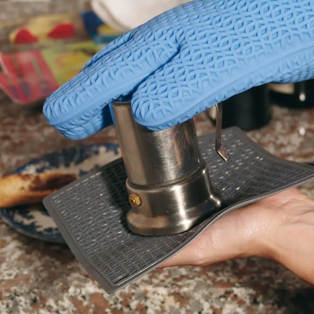 그레이 텍스처드 실리콘 오븐 미트 - Oven Mitt Silicone 리뷰 및 가격
