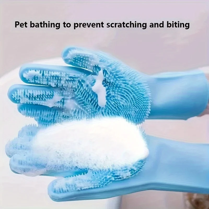 애완동물 미용 청소 장갑 강아지 고양이 목욕 샴푸 장갑 - Rubber Glove Cleaning 리뷰 및 가격