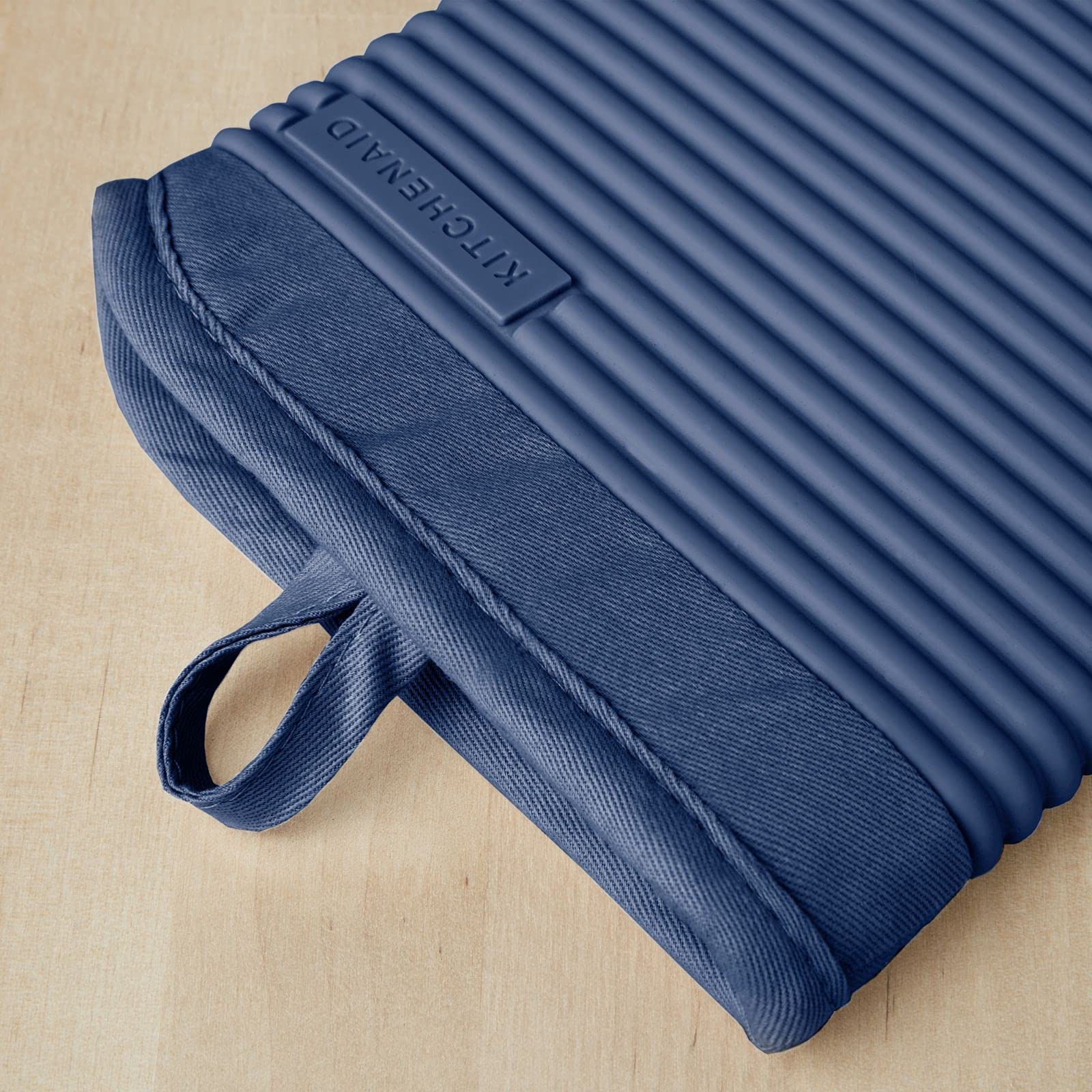 리브드 소프트 실리콘 오븐 미트 세트, 블루 버드나무  - Oven Mitt Silicone 리뷰 및 가격