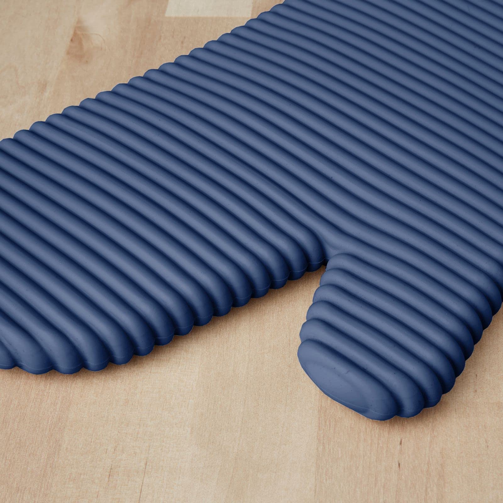 리브드 소프트 실리콘 오븐 미트 세트, 블루 버드나무  - Oven Mitt Silicone 리뷰 및 가격